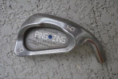 PING ZING BLUE DOT 9 IRON + PING SHAFT  YELLOW ORANGE BLACK GREEN 