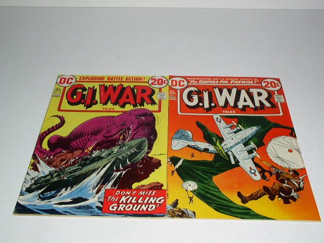 DC Comics, G.I. War Tales #1, 2, 1973 NM  