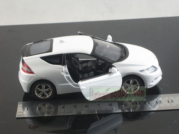 32 Honda CR Z white pull back car Metal Die Cast model  