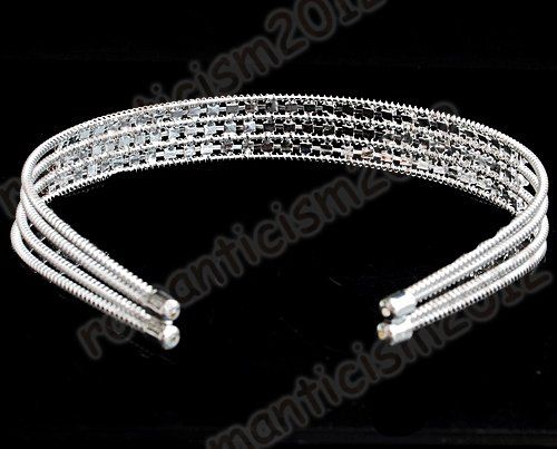 FREE Wedding/Br​idal crystal veil tiara crown headband  