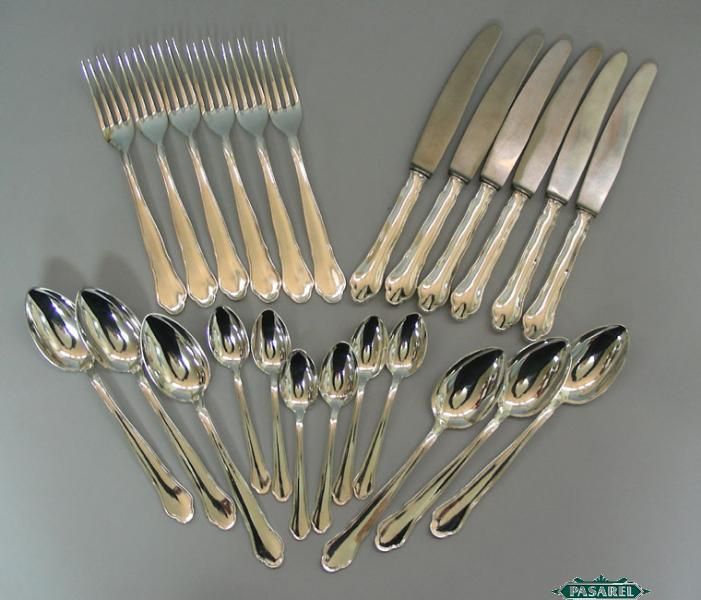 24pcs 800 Silver Flatware / Cutlery Set For 6 Germany  