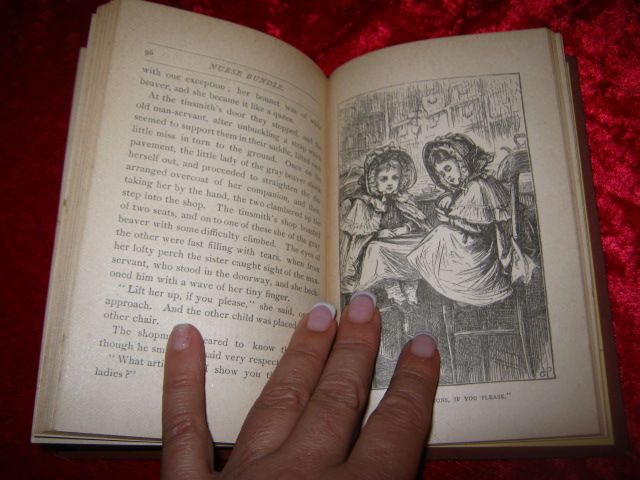 Nurse Bundle 1876 Adorable Childs Book Gorgeous Victorian Binding Dog 