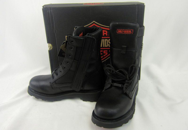    HARLEY DAVIDSON $180 RESPITE MENS BLACK MOTORCYCLE RIDING BOOT 13M