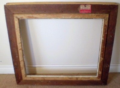   GOLD GILT DEEPLY Carved Wood GESSO 4 Vintage Picture FRAME 20 x 24