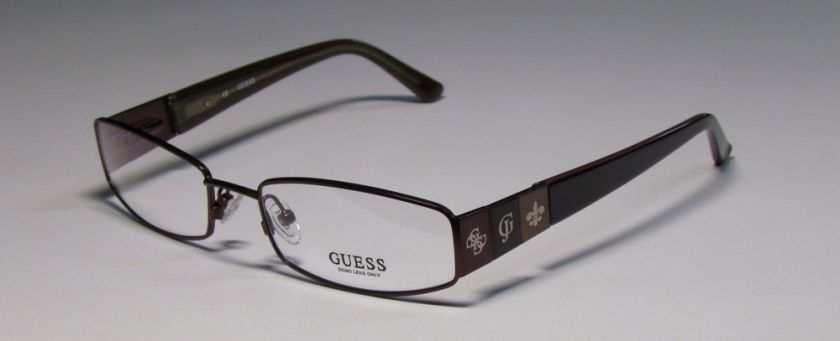 NEW GUESS 1648 53 18 135 DEMO LENS PURPLE EYEGLASSES/GLASSES/FRAME 