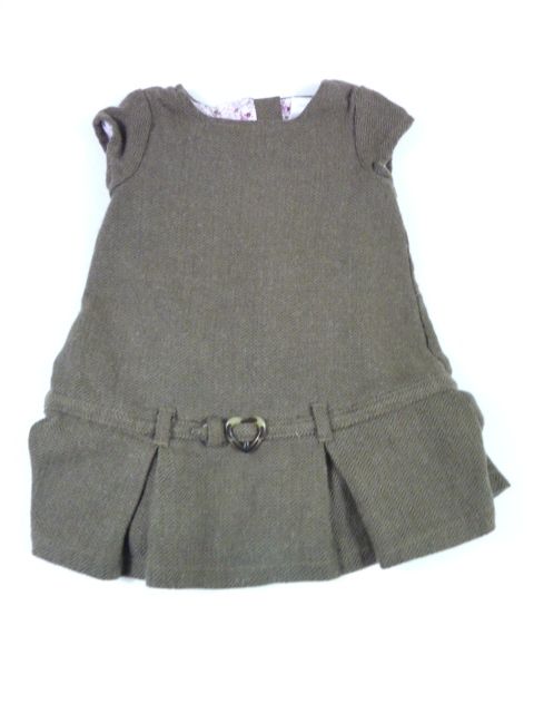 Girls 12 18 Months Brown Wool Drop Waist Old Navy Dress  