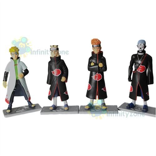 NARUTO SHIPPUDEN Yondaime Nagato Hidan 4 Figure Set #H  