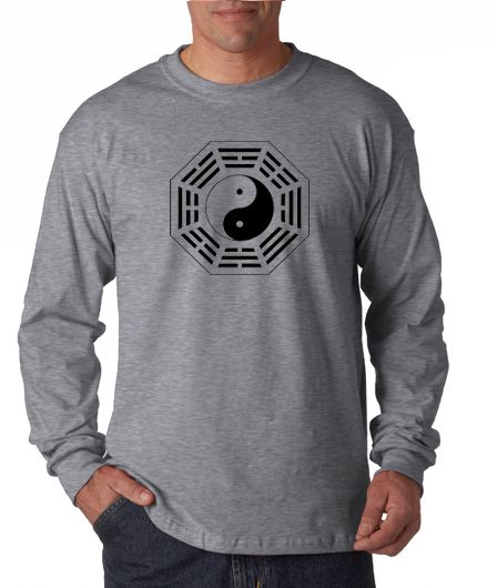 Ying Yang Chi Taoist Long Sleeve Tee Shirt  