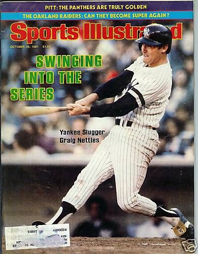 10/26/81 Sports Illustrated Graig Nettles Yankees  