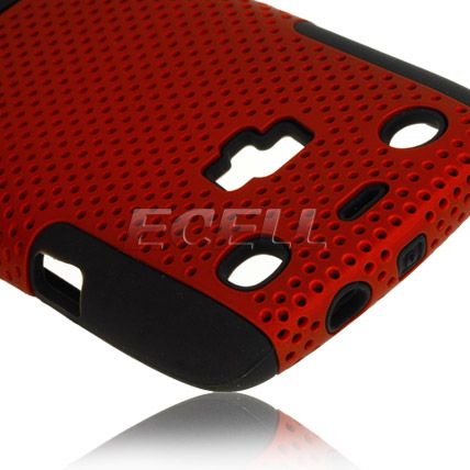   SILICONE DUAL MESH TOUGH CASE COVER FOR BLACKBERRY CURVE 9360  