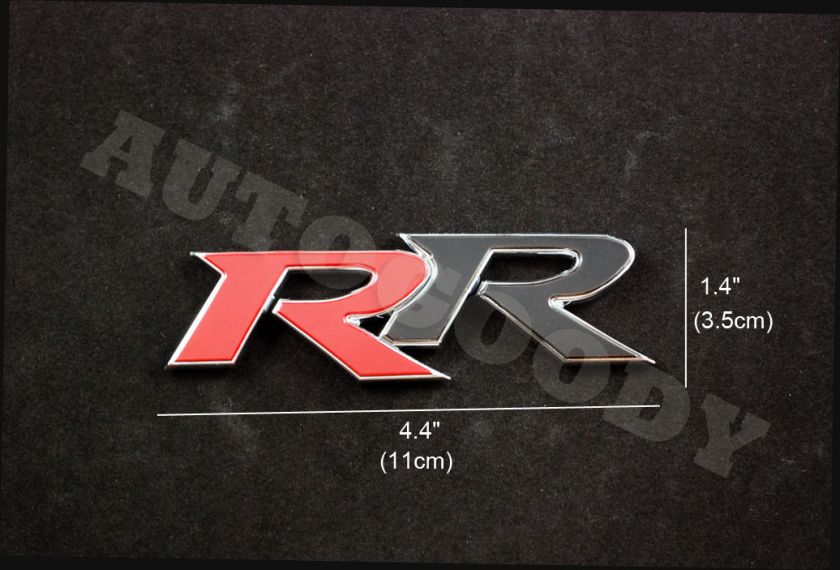 HONDA Civic Mugen RR Emblem Badge ABA FD2 Si SiR Type R  