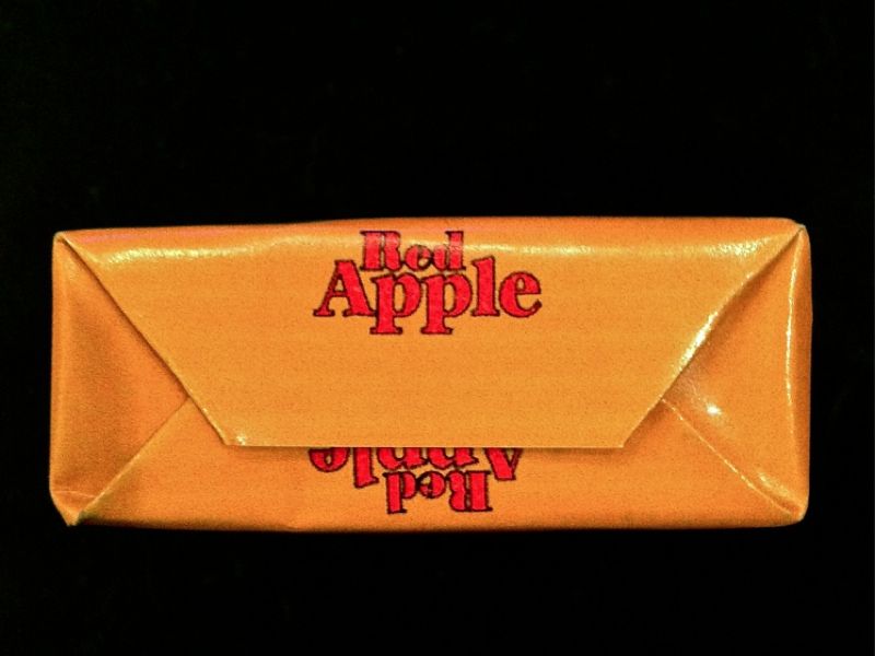 This is a Replica pack of Red Apple Cigarettes. This pack has artwork 