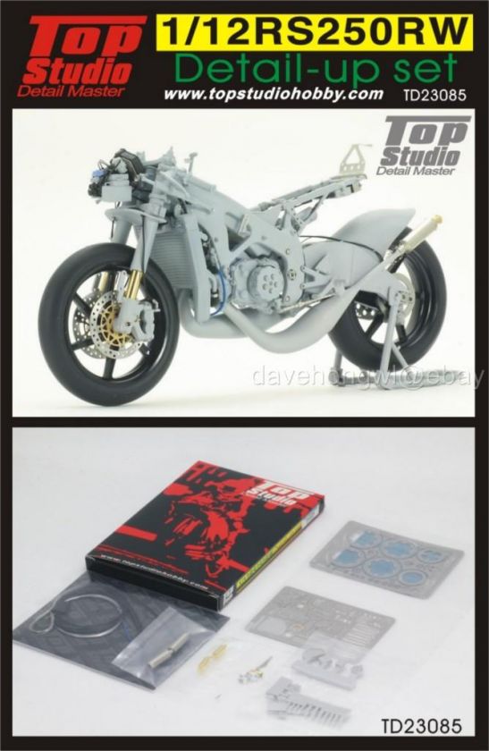 TOP STUDIO 1/12 Detail Up Set for HASEGAWA HONDA RS250RW WGP Model Kit 