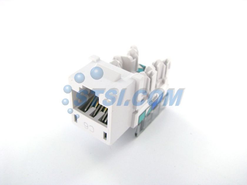 Hubbell XCelerator Cat6 Jack, White HXJ6W ~STSI  