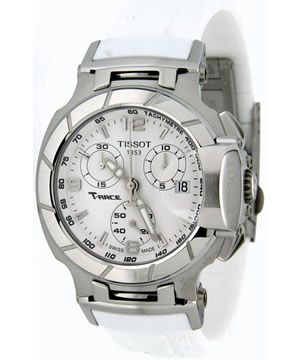 ISSOT T0482171701700 LADIES TRACE WHITE Rub chrono 34mm FEDexUS$5.95 