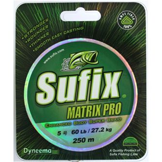 Sufix Matrix Pro Dyneema Braid 0.3mm 40lb/18.2kg 250m  