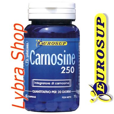 Eurosup CARNOSINE 250 mg Carnosina integratore tampona acido lattico 