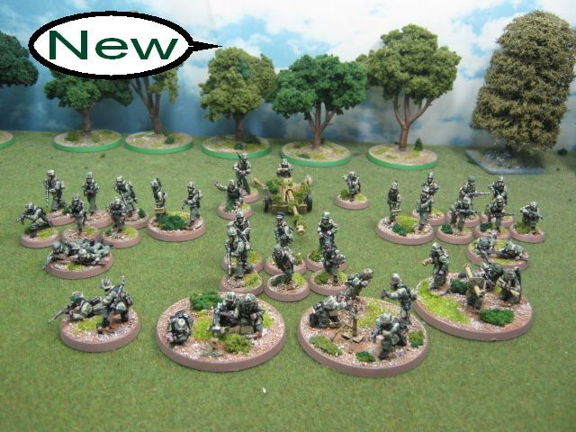 28mm WW2 DPS Painted Fallschirmjager Platoon WLGE060  