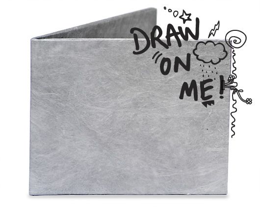 Dynomighty Slate D.I.Y. MIGHTY WALLET Tyvek Free Ships  