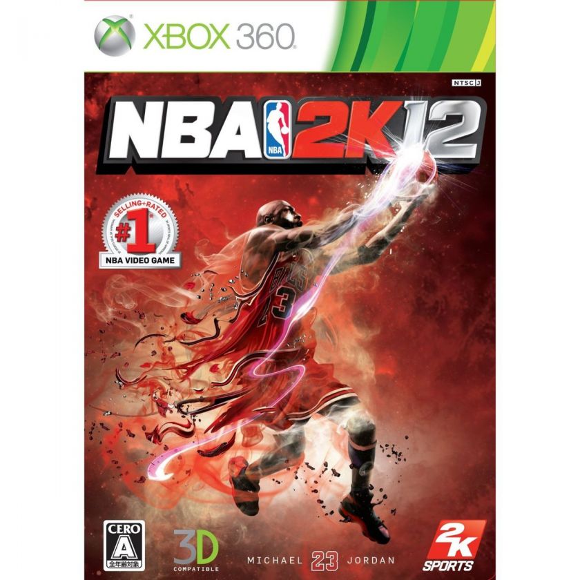 xbox360 NBA 2K 12 Japan Import Japanese xbox 360 Basketball  