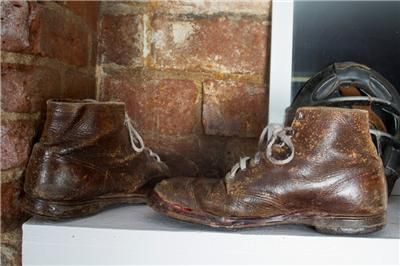 VTG 20s? 30s? WWII? V. WELL WORN *RARE*DISTRESSED WORK WEAR CHUKKA 