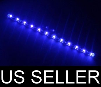 2x 30CM 5050 SMD CAR TRUCK STRIP LED GRILLE LIGHT BLUE  