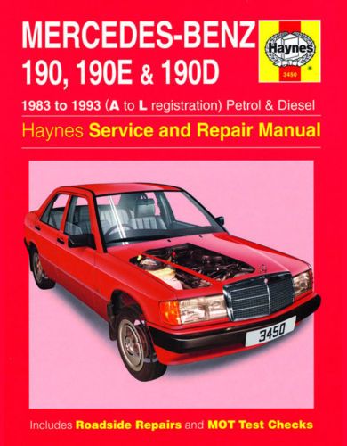 Mercedes 190 190E 190D 1983 1993 Haynes Manual 3450 NEW  