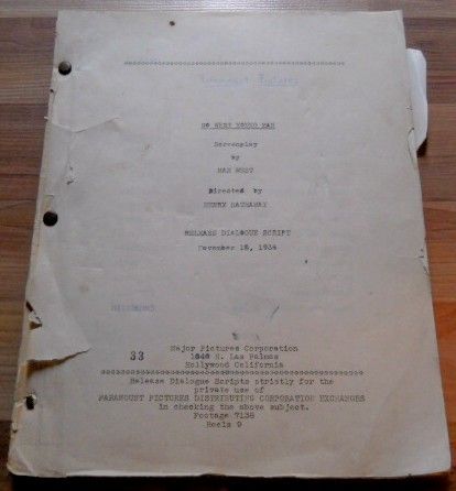 Mae West GO WEST YOUNG MAN Original Owned Screenplay  