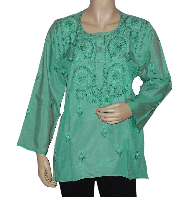 Bollywood Indian Embroidery Kurti Kurta Top Party wear  