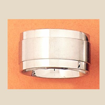 Stainless Steel Mens Double Band Ring Sizes 14 18  