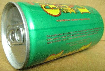 GROWLIN GATOR BEER Can w/ Alligator Auburndale FLORIDA  