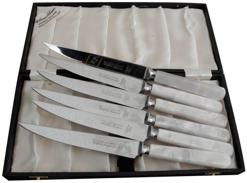 William Adams (Sheffield, England) Steak Knife Set  