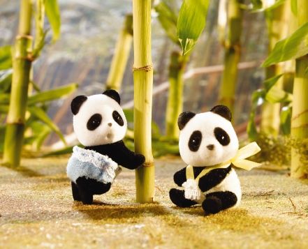 Calico Critters Wilder Panda Bear Twins ~NEW~  