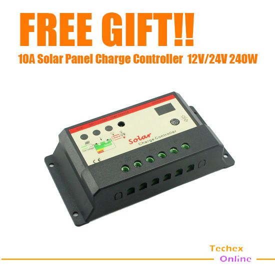 20 Watt Solar Panel PV 12V 20W CE Approved Photovoltaic Free Regulator 