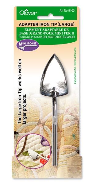 This iron tip was designed to be used with the Clover Mini Iron 