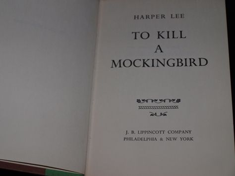 Harper Lee FIRST (1st) EDITION / PRINTING To Kill A Mockingbird  