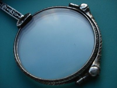 Signed Frank Krementz Sterling ART DECO LORGNETTE Folding Opera 