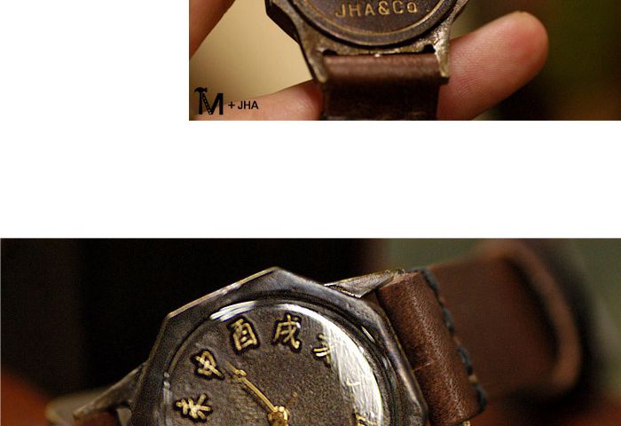 SteamPunk Watch ANTIQUE handmade watches OCTAGON  