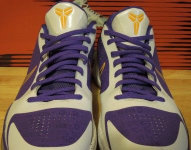   NIKE ZOOM KOBE V SZ 11.5 2009 LAKERS VS CAVALIERS CHRISTMAS GAME GIFT