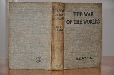 WAR OF THE WORLDS~H.G. WELLS~1ST UK EDITION~1899  