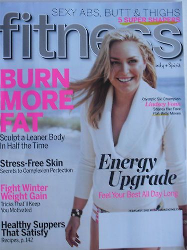 LINDSEY VONN February 2011 FITNESS Magazine  