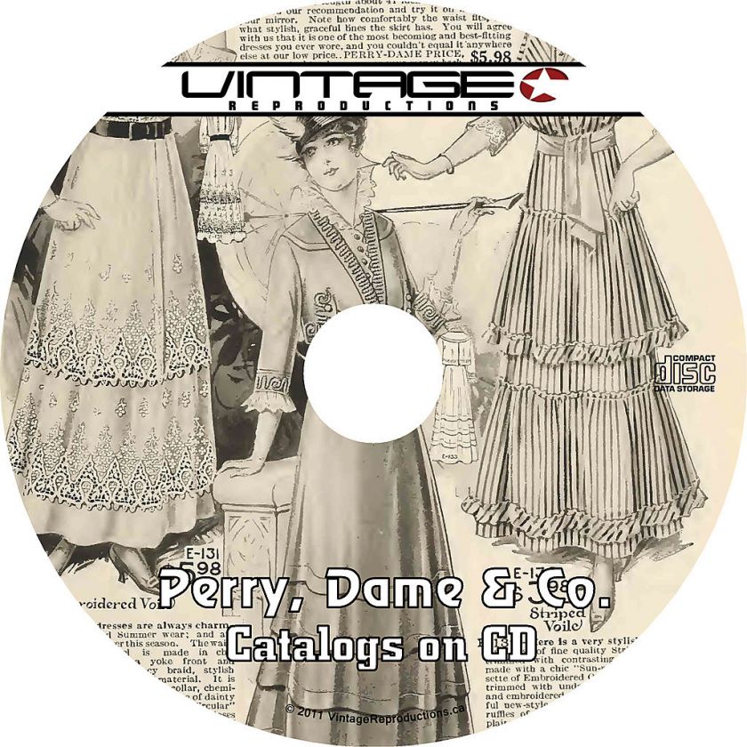   & 1919 Perry, Dame & Co. {2 Vintage Womens Fashion Catalogs} on CD