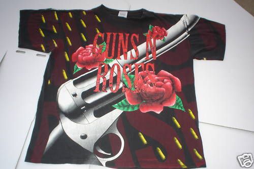 GUNS N ROSES RARE VINTAGE TEE SHIRT GREAT GRAPHIC METAL  