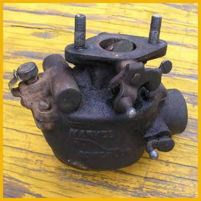 antique vintage floor Marvel Schebler carburetor excellent original