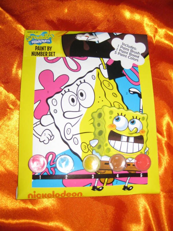 Nick Sponge Bob Squarepants Paint Set  