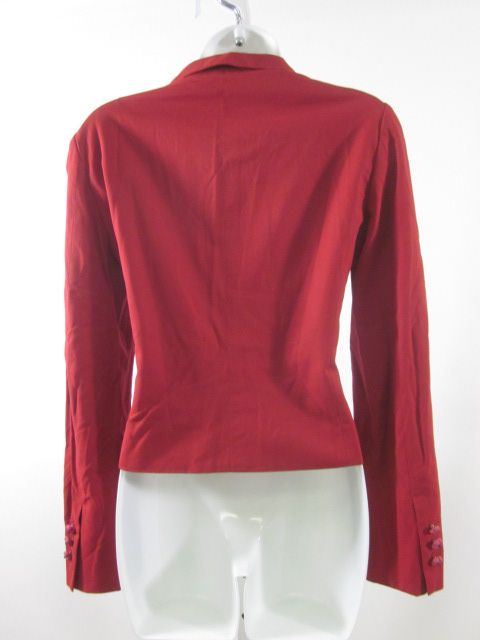 MOSCHINO CHEAP AND CHIC Red Cotton Blazer Jacket Sz 8  