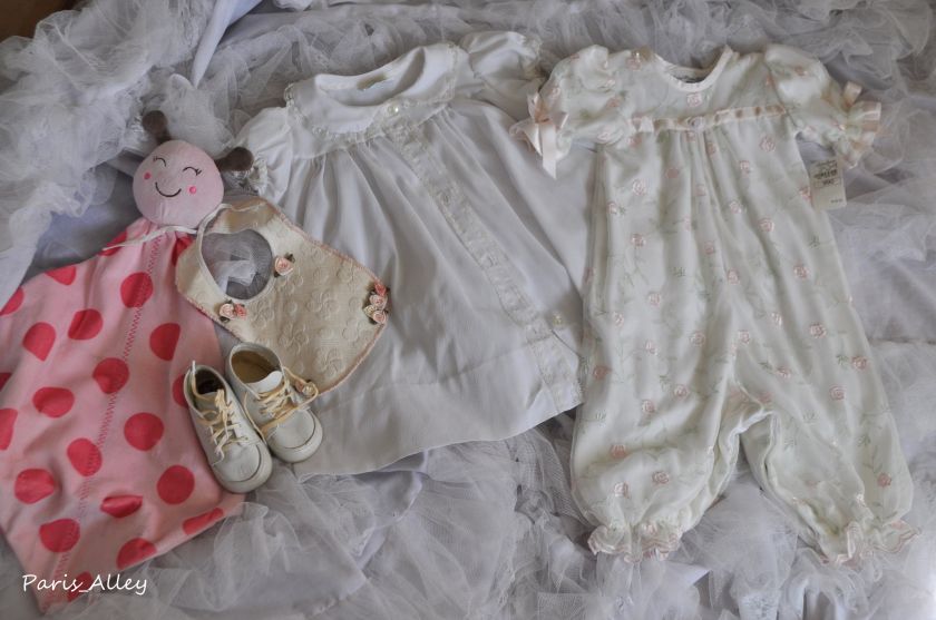 Amelia will come with with a very special Heirloom layette picked out 