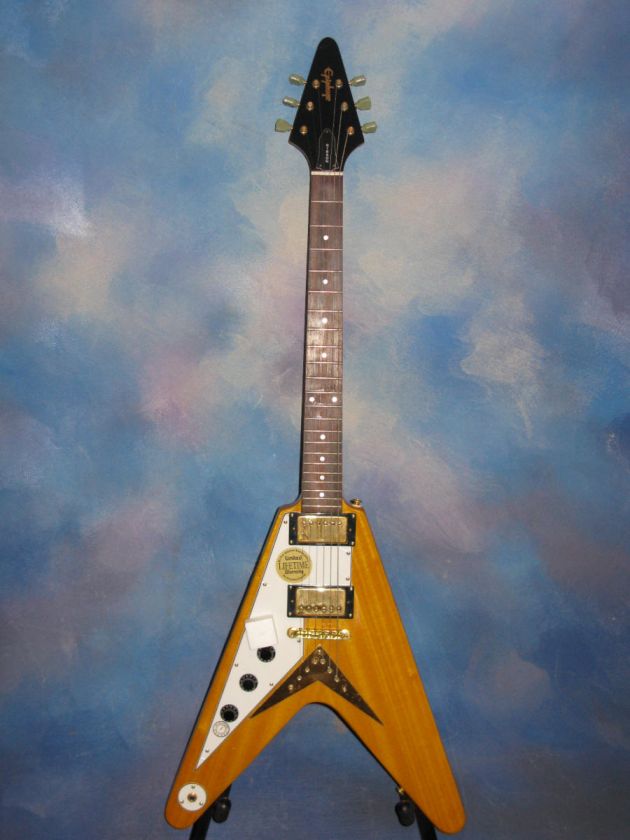 2000 EPIPHONE GIBSON FLYING V LEFTY LEFT HANDED KORINA  