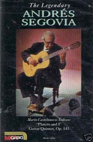 SEGOVIA andres/CLASSICAL GUITAR mint cassette tape  