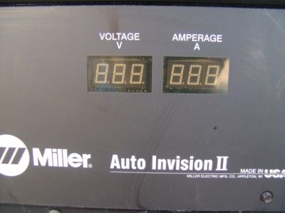 MILLER AUTO INVISION II ROBOTIC WELDER MINT CONDITION UNIT #2  